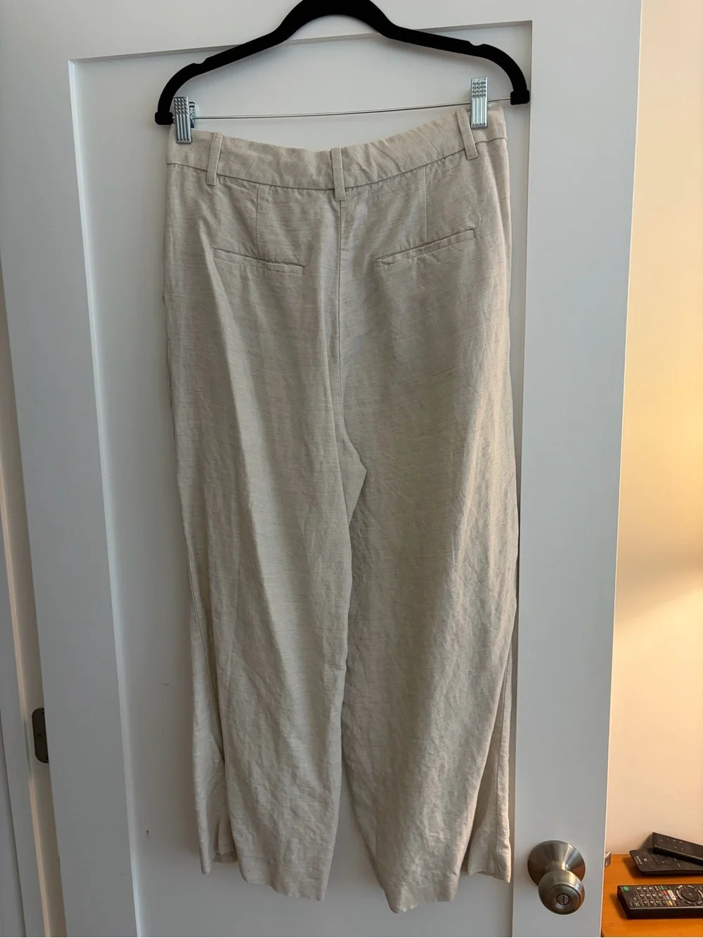 Wilfred Effortless Pant Cropped - Beige Linen